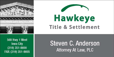 Logo for sponsor Hawkeye Title and Settlement